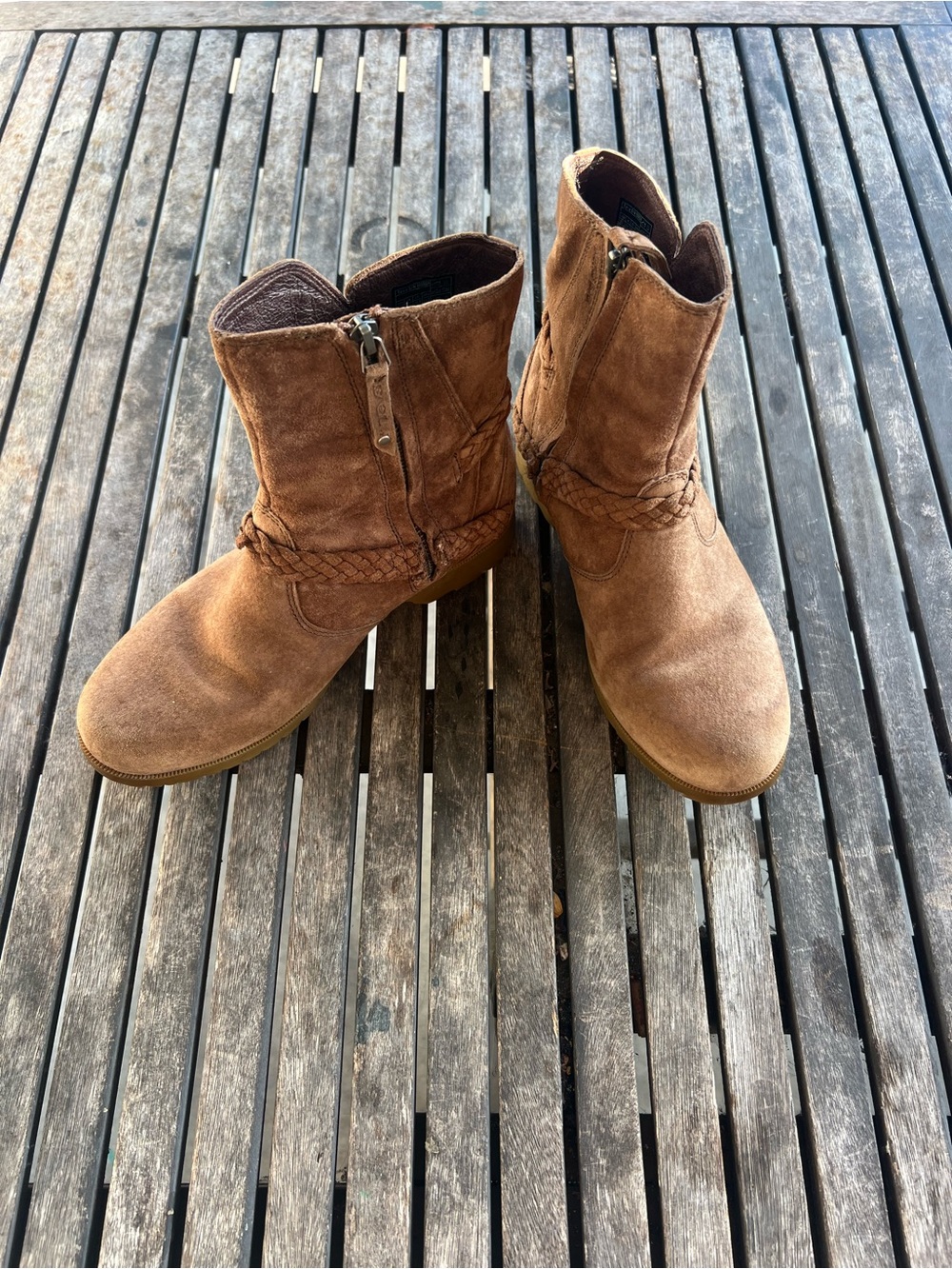 Teva woman’s Delavina suede ankle boots 7.5